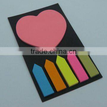 Plastic sticky notepad & memo pad