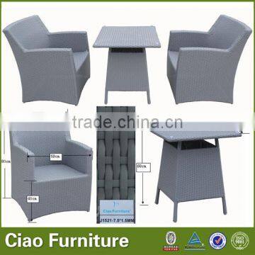 2 Seater Leisure Rattan Coffee Set Furniture photo-2