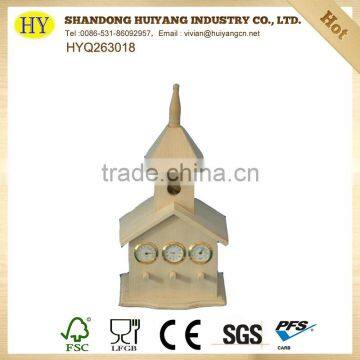 Unfinished Wholesale Home Decoration Wooden Clock photo-6