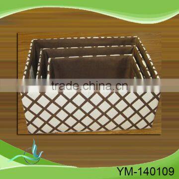 New design fashion low price fabric hat boxes