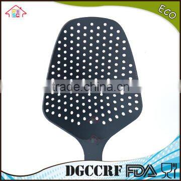NBRSC Black Large Nylon Scoop Colander Pasta Heat Resistant Strainer Dishwasher Safe Kitchen Utensil photo-6