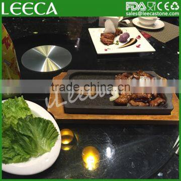 BBQ stone/lava rock cooking stone set