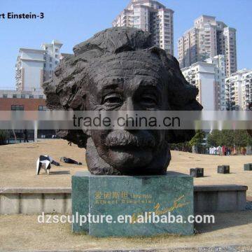 Best Quality Bronze Albert Einstein Bust Sculpture photo-2