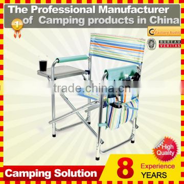 Outdoor metal frame director chair for camping picnic