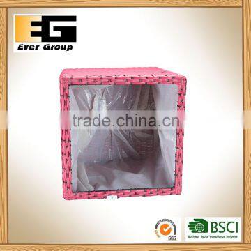 Plastic Rattan Basket Garden Planter Flower Pot photo-3