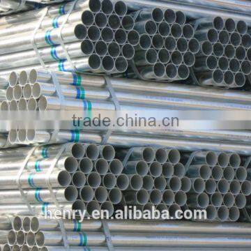 Galvanized scaffolding steel tube