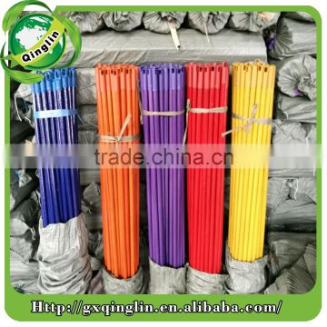 Flowers coated wooden handle with good quality