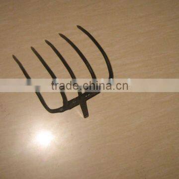 1000058 5tines forging rake curved fork digging rake