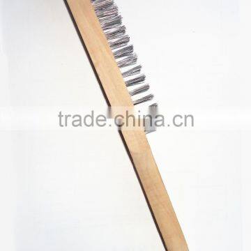 Cheap Price and Good Quality Steel Wire Brush With Wooden Handle photo-2