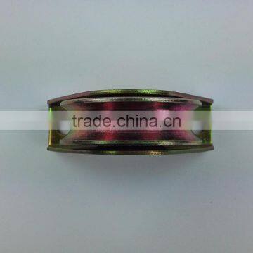 2.5 Inch Sliding Door Wheel Diameter 48mm Thickness 17mm Bearing 6201RS Groove "U" With Outer Support ITEM:518PCR photo-4