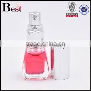 Best Sellers 5ml Glass Bottle Vial Mini Cosmetic Fragrance Perfume Bottle Glass With Silver Aluminum Spray Wholesale photo-2