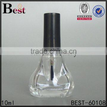 Square Empty Unique Polish Bottles 6ml Nail Polish Glass Bottle photo-3