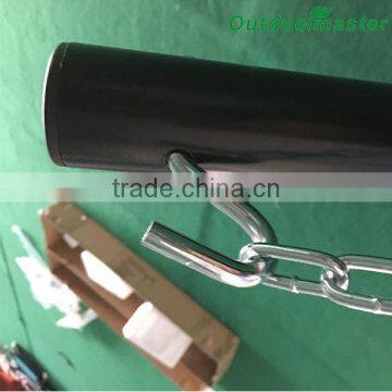 15FT Patio Garden KD Portable Adjustable Black Metal Hammock Stand photo-3