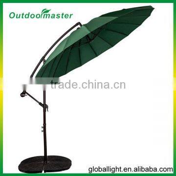 Foldable 9 Feet Patio Umbrellas With Fiberglass Ribs