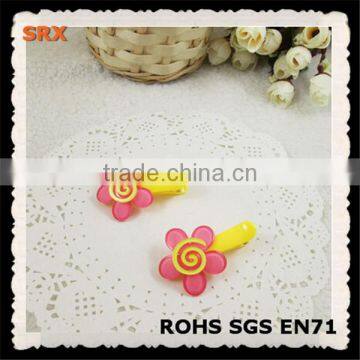 High Qualtiy Big Factory Made Flower Latest Girls Spring Hair Clip
