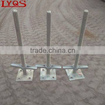 Base Jack Scaffolding Parts Scaffolding Base Plate Adjustable Pipe Screw Jack Base