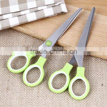 Newest Fashional Colorful Ball Pat Shape Stainless Steel Blade Rubber and Plastic Scissors photo-2