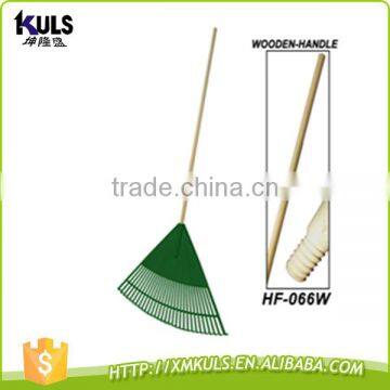 30T Plastic Leaf Rake With Long Foam Grip Hardwood Handle photo-4
