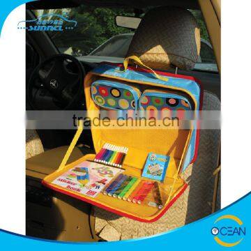 Car Kick Mat Organizer , Storage Toys Bag for Baby and Kids