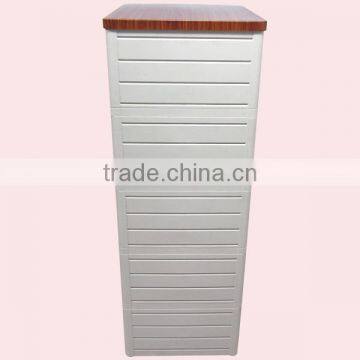 5 Layers Wooden Top Plastic Drawer photo-3