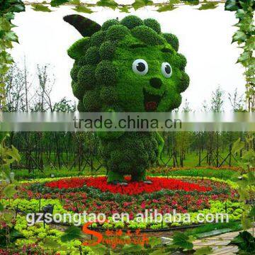 Life size garden decorative aritificial topiary sculpture & topiary for garden large artificial green plant ornament