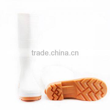 White Upper Rubber Nitrile Sole Oil Resistant PVC Safety Work Boots photo-4