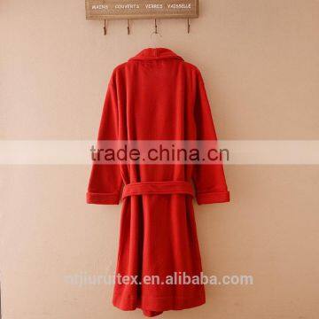 100% Polyester Women's Micro Fleece Bathrobe, Polar Fleece Bathrobe,nightwear Gown photo-2