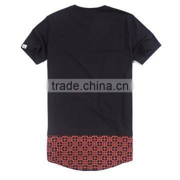 Factory Bulk Gym V-neck or O-neck Round Bottom Design Unisex Scoop Bottom t Shirt photo-3