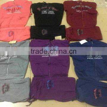 Stock Women Jogging Wear Long-sleeve Fitness Ladies Jogging Suits Wholesale photo-3