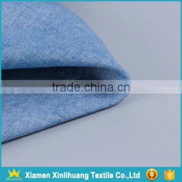 Wholesale Thin Style Washed Light Blue 100 Cotton Denim Shirting Fabric photo-4
