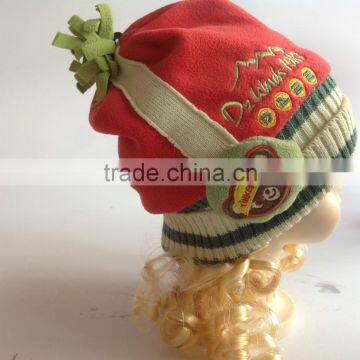 New Acrylic and Polyester Lovely Girl's Fashion Kids Knitted Hats Factory photo-5