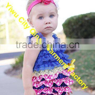 2014 Newest Costume Baby Girls Rompers Toddler Rompers Newborn Baby Lace and Satin Rompers