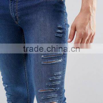 2016 Fashion Skinny Jeans High Quality Distressed Denim Jeans photo-3