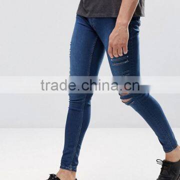 2016 Fashion Skinny Jeans High Quality Distressed Denim Jeans photo-4