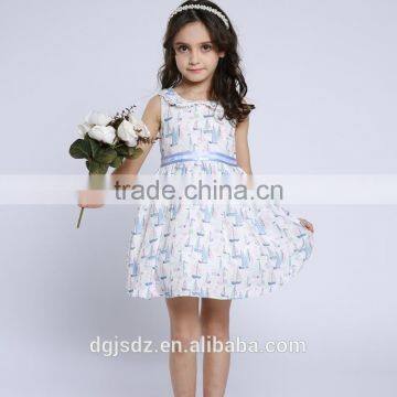 11212#White Lace Children Frock Girls Cotton Dress Names With Pictures photo-2
