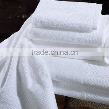 Pure Cotton Hotel Towel Line 21 70 * 140 Cm400g White Cotton Towel photo-4