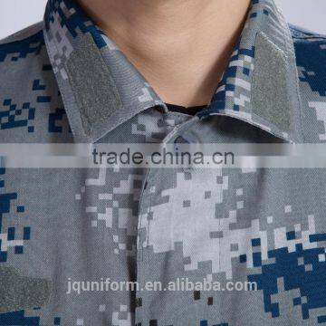 Juqian 2016 Hot Blue Unisex Workwear Mens Military Camouflage Garment Safe Protection Security Guard Uniforms Wholesale photo-6