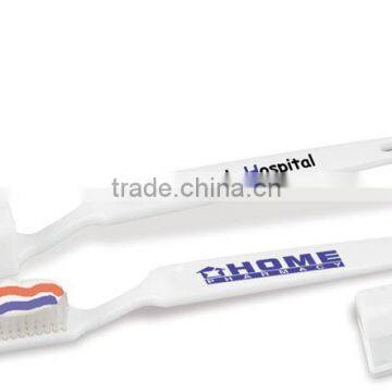 Take Along Toothbrush - Protective Cover Snaps off for Use, and Back on to Guard the Bristles During Storage photo-2