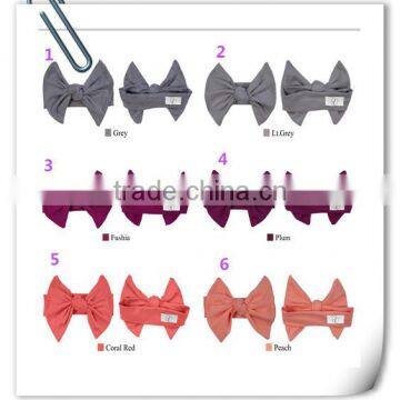 2017 Fancy Solid Color Fabric Baby Headband Custom Multifunctional Headwear Hair Accessories photo-2