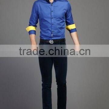 Wholesale Latest New Model Slim Fit Check Pattern Long Sleeve Man Shirt for China Supplier photo-6