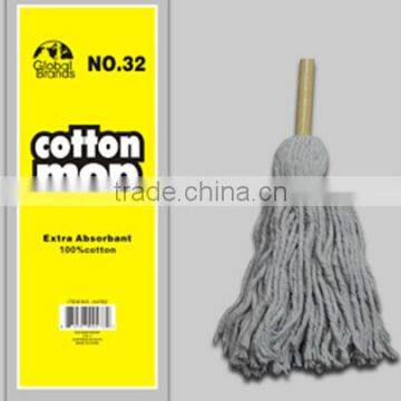 Cleaning mops with stick handle