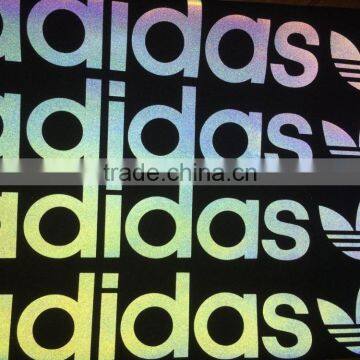 Fashion T-shirt Logo Rainbow Reflective Heat Transfer Vinyl Film