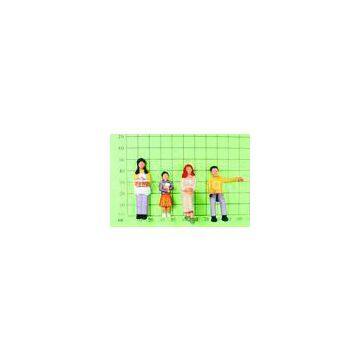 FP30-4 outdoor 1:30 Architectural Scale Model People Painted Figures 5.5cm
