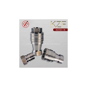 KZF ISO B Stainless Steel Hydraulic Quick Release Coupling