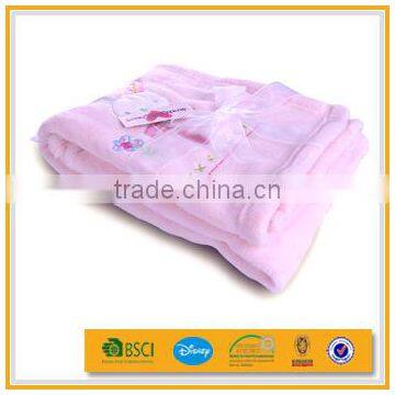 embroidered superior quality baby blanket