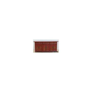 chinese antique painted sideboard