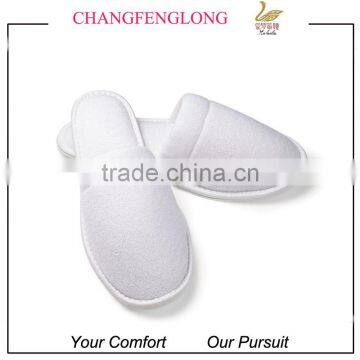 Customized disposable terry slipper for hotel/wholesale terry cloth slipper