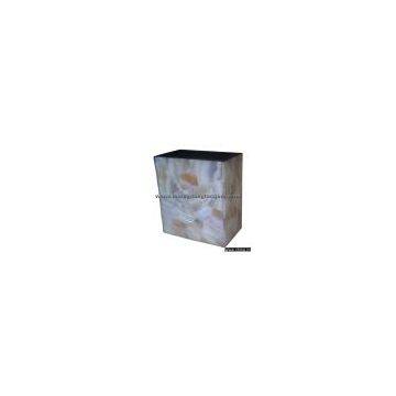 Lacquer Vase Combinated Mother Of Pearl