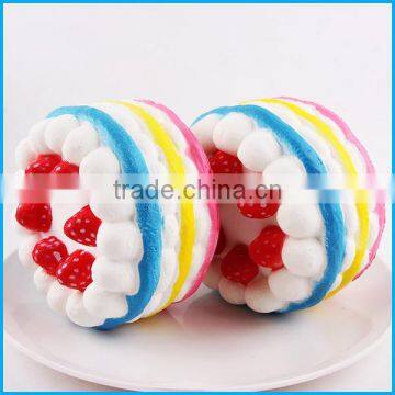High Quality Scented Slow Rising Colorful Cake Squishy photo-5