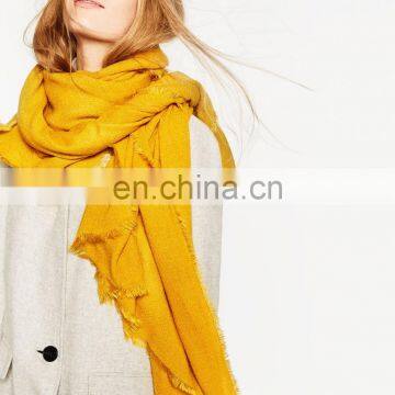 Solid Cashmere Scarf Winter Warm Fashion Scarf